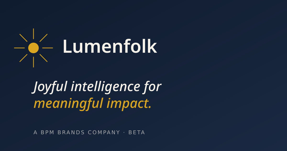 Social preview image — Lumenfolk